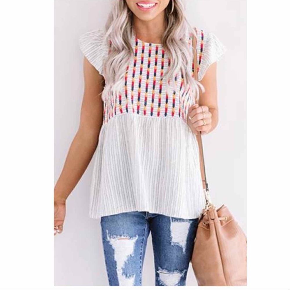 Cute Boho Blouse